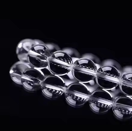 Natural Crystal Clear Quartz Round Bead Elastic Cord Adjustable Comfortable Party Friends Family Christmas Gift - Image 8